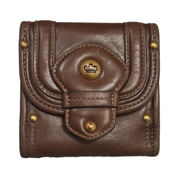 Juicy Couture Handbags - Juicy Couture Brown Leather Wallet Billfold